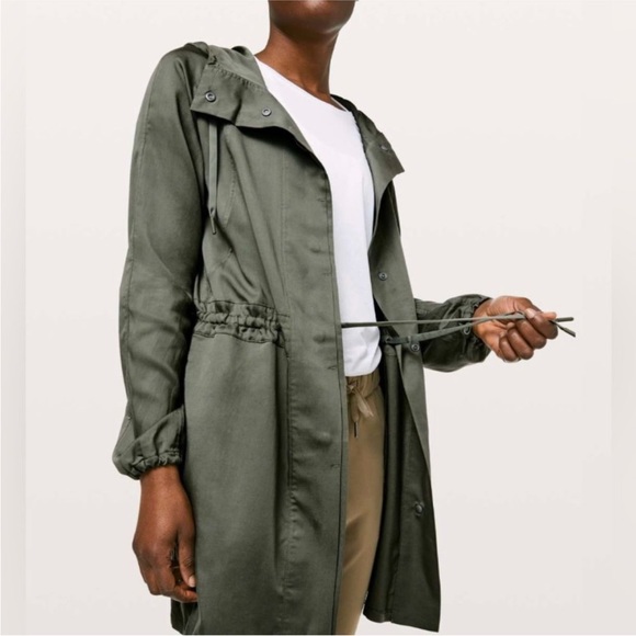 Lululemon City Stroll Jacket Grey Sage - Picture 1 of 12